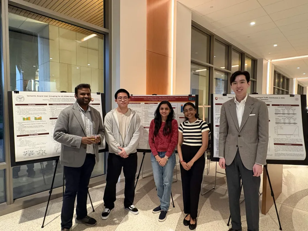 WIN Lab team at the School of Engineering Research Showcase